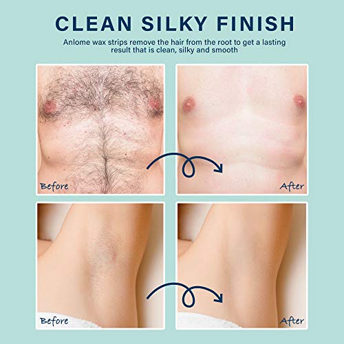 IKIMI Wax Strips Hair Removal: 36 Strips Body Waxing Kit for Face Legs Arms Armpits - Brazilian Bikini Waxing Strips for Hair Removal Women