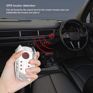 Hidden Camera Detectors, Bug Detector, RF Detector, Car GPS Tracker Detector, Listening Device Detector, 6 Level Sensitivity, 200mAh Battery