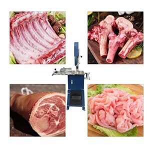 Durable 2-in-1 Commercial Bone Saw Machine, 550W Electric Meat Cutter Machine Meat Slicer Heavy-Duty Bone Saw Meat Grinder, CE