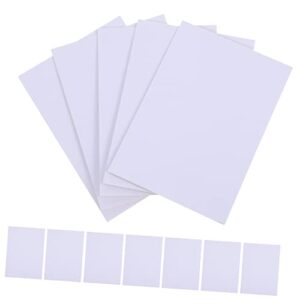 SEWACC 60 Pcs Photo Frame Paper mat Board Center Backer Boards for Picture Frame Art Picture mat Picture Frames mats Photo Frame mat White Picture Frames Cut Frame Liner Paper jam Square