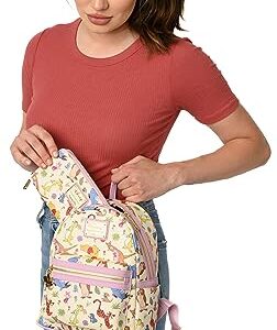 Loungefly Disney Mini Backpack Winnie the Pooh Eeyore Friends AOP Shoulder Bag