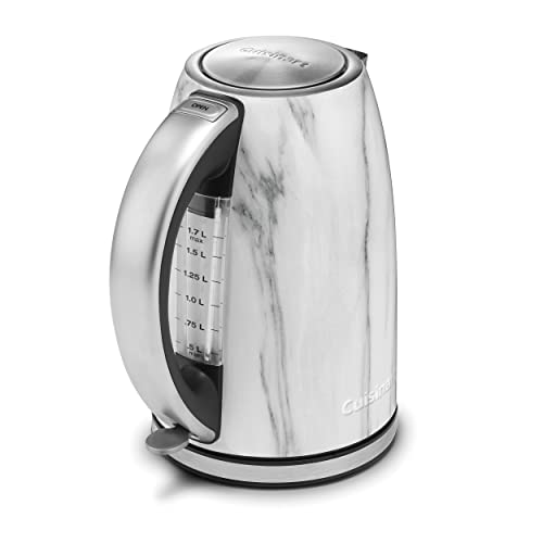 Cuisinart JK17-MTG Electric Cordless 1.7-Liter Tea Kettle, Marble- Certified Refurbished