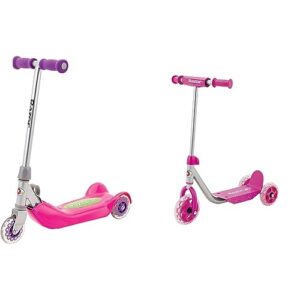 razor jr. folding kiddie kick scooter - pink - ffp,one size & jr. lil' kick scooter