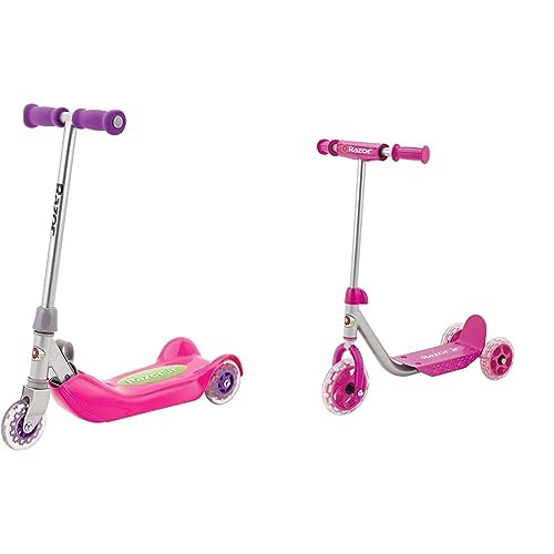 Razor Jr. Folding Kiddie Kick Scooter - Pink - FFP,One Size & Jr. Lil' Kick Scooter