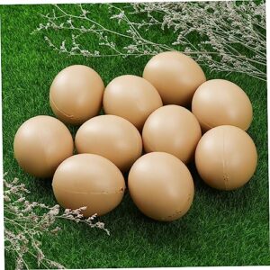 Alasum 20pcs Imitation Eggs Ornament Egg Eggs Surprise Toys Bird Pigeon Chicken Eggs Coloring Eggs Food Decor Plastic Eggs Lifelike Egg Easter Egg Unpainted Egg Child Toy Set Fake Eggs