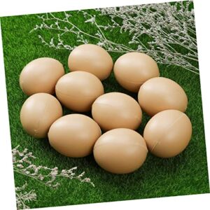 Alasum 20pcs Imitation Eggs Ornament Egg Eggs Surprise Toys Bird Pigeon Chicken Eggs Coloring Eggs Food Decor Plastic Eggs Lifelike Egg Easter Egg Unpainted Egg Child Toy Set Fake Eggs