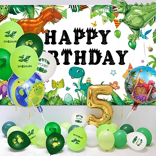 Ayearparty Dinosaur Backdrop for Boys Birthday Dino Themed Party Decorations Scales Photography Photo Studio Booth Banner Kids Baby Happy Birthday Background 71 x 43 Inch