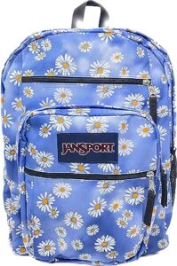 jansport big backpack - work, travel or laptop, adult unisex (daisy haze, one size)