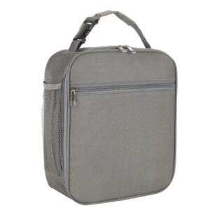 leizzga lunchbox lunch bags for women lunch box lunch bag insulated lunch bag lunch box lunch boxes (gray)