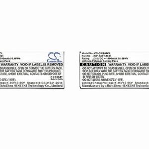 (2 Pack) XSP Battery for Cisco 8800 PN 74-102376-01 CP-BATT-8821 GP-S10-374192-010H 1700mAh