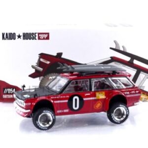 Datsun 510 4×4 Wagon Kaido GT Surf Safari RS V2 (by Jun Imai) Kaido House 1/64 Diecast Model Car True Scale Miniatures KHMG054