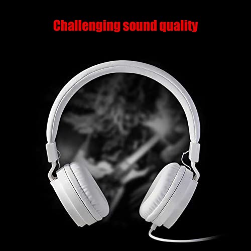 Over-Ear Kids Headphones Wireless Bluetooth Folding Noise Cancelling Headphones for Children Wireless Headset Head-Mounted Wireless Headphones Hifi Stereo, Gaming Headphones Cool Stuff (Black)