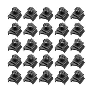 besulen 20 pcs front fender bumper cover clips, fender liner retaining clip with pin, nylon retainer clip fasteners kit for car, compatible with oem 47749-58010 53879-58010