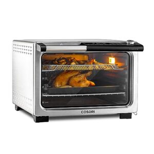 cosori air fryer toaster oven combo, 11-in-1 convection ovens countertop, stainless steel, cco-r252-sus