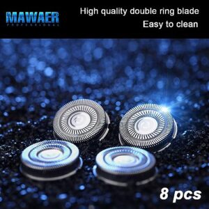 MAWAER 8 PCS Head Shaver replacement Blades for SKULL SHAVER Pitbull Carver PRO 4 Head Electric Razor Replacement head