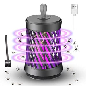 bug zapper indoor, electric bug zapper outdoor, 2 in 1 mosquito zapper, powerful mosquito trap, fly zapper indoor with purple lights fly killer for home, patio, garden
