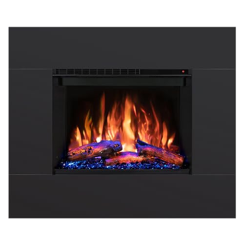 Modern Flames Redstone Traditional 26" Built-in Electric Fireplace - Hybrid-FXTM Flame Technology - Multi-Color Flames - with Remote Control - RS-2621