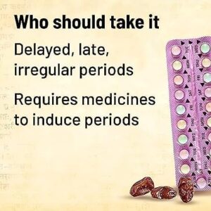 MENT Delayed Irregular Periods Ayurvedic Medicine, 25 Premium Herbs | TULHA 1 Bottle 120 Tablets, Pack of 120gm