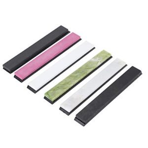 6pcs sharpening stone, 800‑10000 grit sharpening stones set, fine sharpening, eliminate burrs, can sharpen any blade, easy to use, for polishing compound, flattening stone kitchen tools