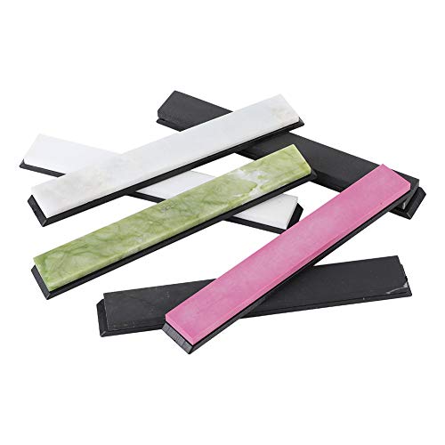 6PCS Sharpening Stone, 800‑10000 Grit Sharpening Stones Set, Fine Sharpening, Eliminate Burrs, Can Sharpen Any Blade, Easy to Use, for Polishing Compound, Flattening Stone Kitchen Tools