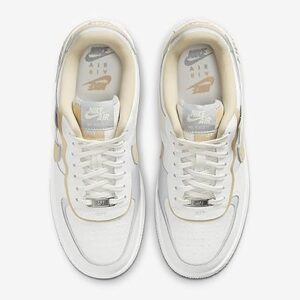 Women's AIR Force 1 Shadow - Size 11 US - Summit White/Sesame-Wolf Grey