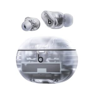 beats studio buds + true wireless noise cancelling earbuds - transparent (renewed)