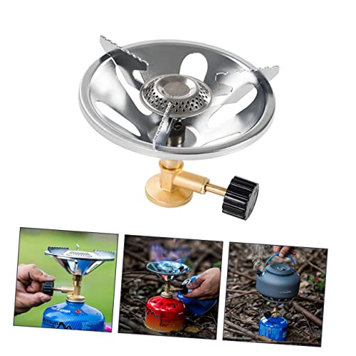 BESPORTBLE 3pcs Outdoor Portable Stove Travel Barbecue Stove Outdoor Cooker Burner propane gas cooker Outdoor Stove Head outdoor gas stove mini camping stove Survive One-piece copper