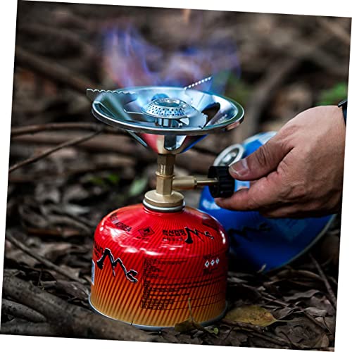 BESPORTBLE 3pcs Outdoor Portable Stove Travel Barbecue Stove Outdoor Cooker Burner propane gas cooker Outdoor Stove Head outdoor gas stove mini camping stove Survive One-piece copper