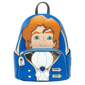 loungefly disney beauty and the beast prince adam cosplay women's backpack