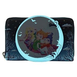 Loungefly Hocus Pocus Poster Glow Zip Around Wallet