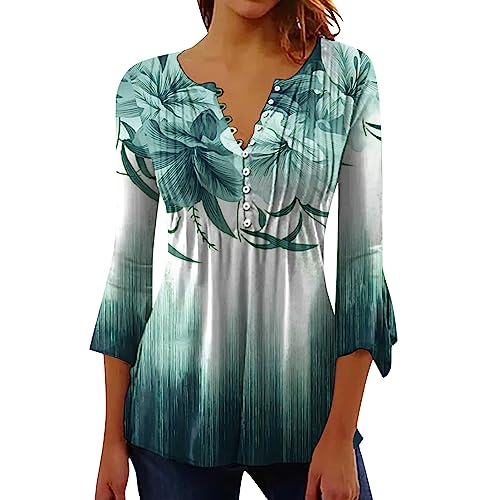 Summer Blouse Summer Tops Womens Summer Tops 2023 Trendy Tops for Women 2023 Cute Tops Business Casual Tops for Women Cute Summer Tops Women's Tops,Green,Large