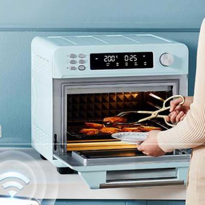 FZZDP Electric Oven Multifunctional Mini Oven Frying Pan Baking Machine Household Pizza Maker Fruit Barbecue Toaster Oven