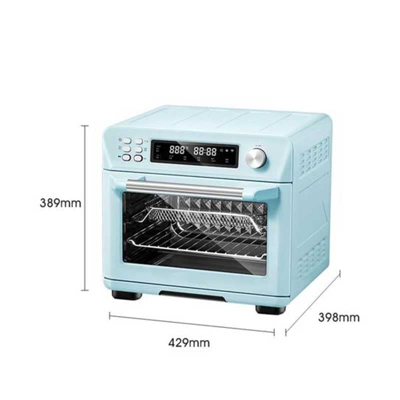 FZZDP Electric Oven Multifunctional Mini Oven Frying Pan Baking Machine Household Pizza Maker Fruit Barbecue Toaster Oven