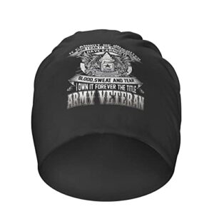 joocla u.s army veteran skull cap helmet liner beanie hard knit hat soft lightweight black