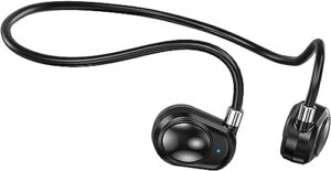 taanimo premium bone conduction headphones open-ear sport headphones — noise cancelling earphones - built-in mic sweat resistant earphones headset