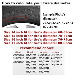 Flamingos Spare Tire Cover Wheel Protectors Weatherproof Wheel Covers Universal Fit for Trailer Rv SUV Truck Camper Travel Accessories 14 Inch in