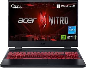 acer nitro 5 gaming laptop | intel core i5-12500h | nvidia geforce rtx 3050 ti gpu | 15.6" fhd 144hz ips display | 32gb ddr4 | 1tb gen 4 ssd | killer wi-fi 6 | backlit keyboard intel | win 11 home