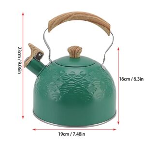 Stovetop Kettle, Tea Pots, Whistling Kettle 2.5L Capacity Stainless Steel Stovetop Teapot for Water Boiling