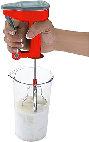 Power-Free Hand Blender And Beater/Soup,Lassi, ButterMilk Mixer,Multi Color, Size 12x5x2.5 Inch by Black Moon Creation IND.