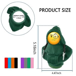 Salior Car Gear Shift Cover,Vivid Gear Shift Knob Hoodie for Car Decorations & Protections,Universal Car Interior Accessories Stick Shift Cover Fits Car Truck SUV (Green)