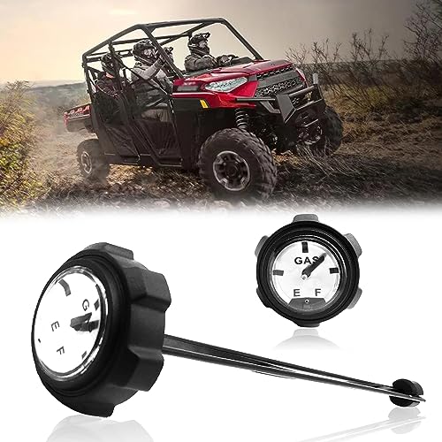 Ranger Gas Cap with Gauge, UTV Fuel Gas Cap Gauge Compatible with Polaris Ranger 400 425 500 700 TM Fuel Gauge # 1240119, Anti-Corrosion Material