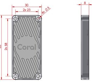 Coral USB Accelerator Accelerator coprocessor for Raspberry Pi and Other Embedded Single Board Computers