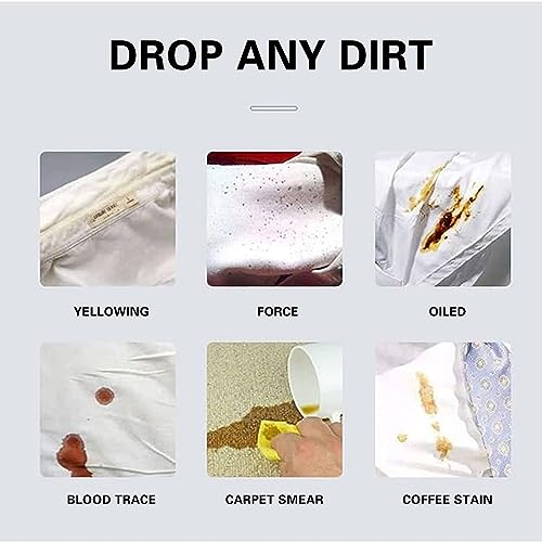 Active Explosive Salt Clothing Cleaning Powder, Ultra White Laundry Powder Detergent, Color Bleaching Powder, Active Enzyme Laundry Stain Remover, Fast and Efficient, Powerful Washing Powder (260g)