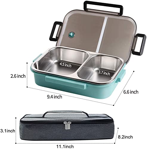 LANSKYWARE 2 Compartments Bento Lunch box with Insulated Lunch Bag and Portable Utensils, Stainless Steel Food Lunch Containers for Adults Men Women 3PCS Corn Peeler, Corn Peeler for Corn on the Cob,