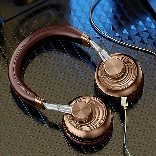 atinetok Bluetooth Wireless Noise-Cancelling Folding Headphones - Over-Ear 10 Hours Playtime Hi-Fi Stereo Music Sports Ultra-Long Standby Range Wired Wireless Headset for Game Sport