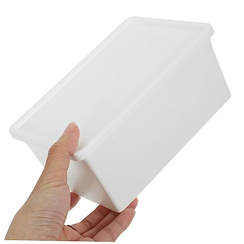 SOESFOUFU Box Sheet laundry storage box scent beads container Laundry Beads Container storage container laundry powder bin Large Capacity Bucket drawer plastic white washing powder