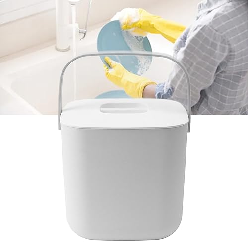 Mini Dishwasher, ABS PC 8.5V 2A Portable Countertop Dishwasher 18W Kitchen Deep Cleaner (White)