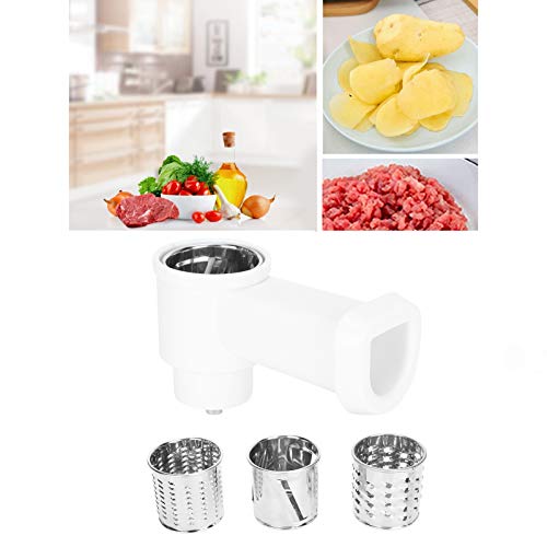 jerss Meat Grinder Head Parts Attachment Accessories Accessory Vegetable Cutter Self Locking Blender 5 for Kit Embedded Grinding Meat Cutter Head Meat Grinders