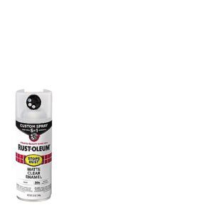 Rust-Oleum 376868 Stops Rust Custom Spray 5-in-1 Spray Paint, 12 oz, Matte Clear