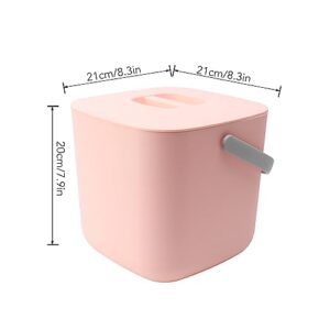 Portable Countertop Dishwasher, 2000mah 8.5V 2A Deep Timed Shutdown Mini Dishwasher for Apartment (Pink)